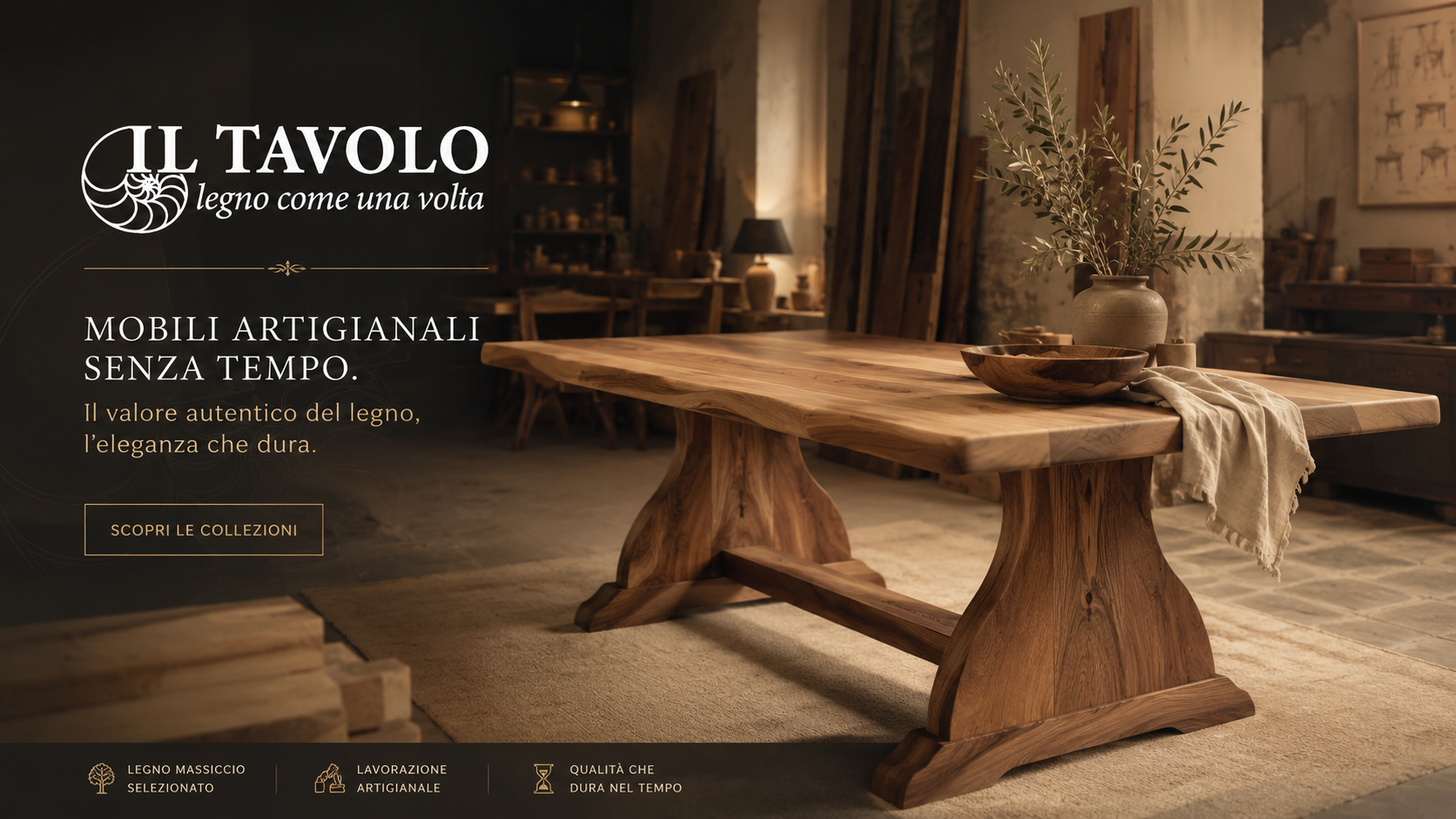 Mobili in legno, tavoli e restauri artigianali